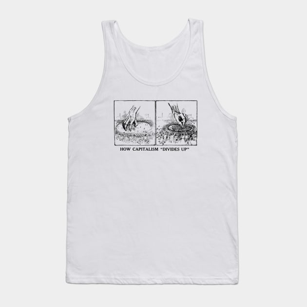 1906 Anti Capitalism Cartoon Tank Top by historicimage